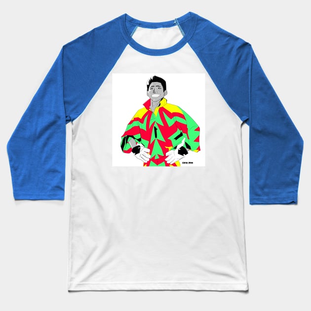 goal keeper jorge campos the immortal man Baseball T-Shirt by jorge_lebeau